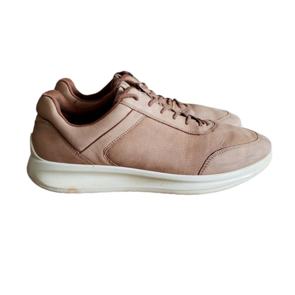 Men’s Ecco Aquet Tie Oxford Shoes Size 9 EU 43 Beige Shoes Sneakers